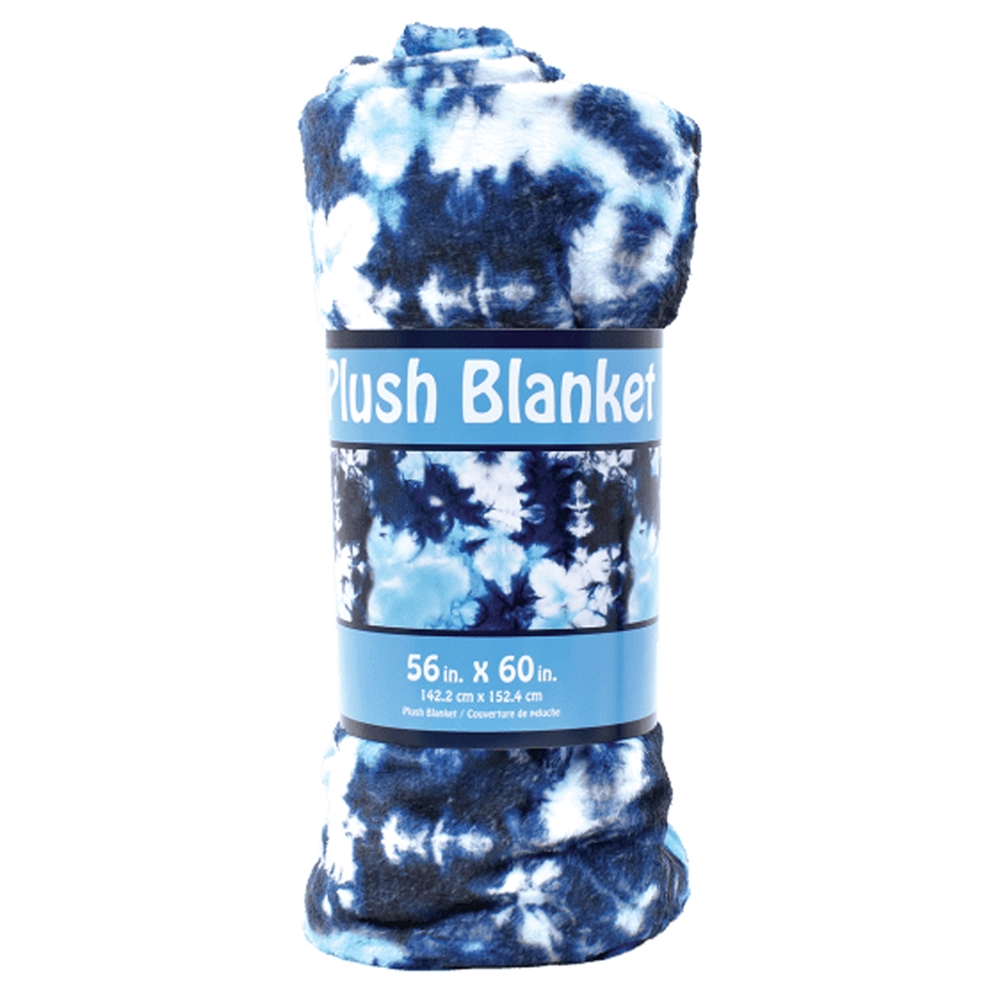 Iscream Blue Tie-Dye Blanket