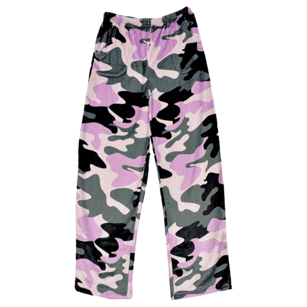 Iscream Purple Camo Plush Pants