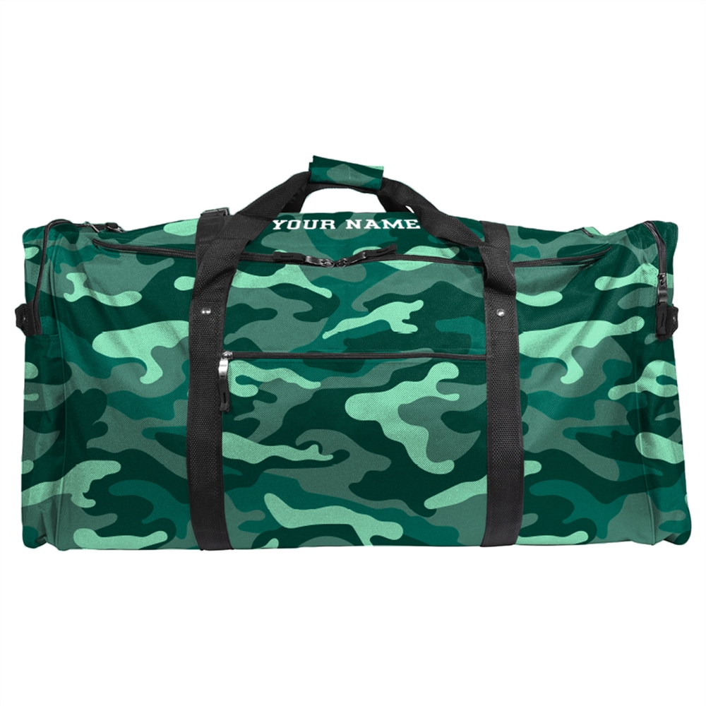 Athletic Camper 52" Green Camo Soft Duffle Bag