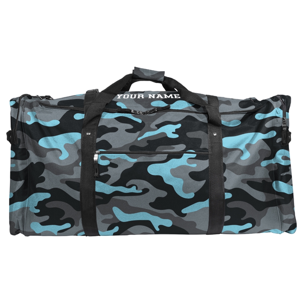 Athletic Camper 52" Blue Camo Soft Duffle Bag