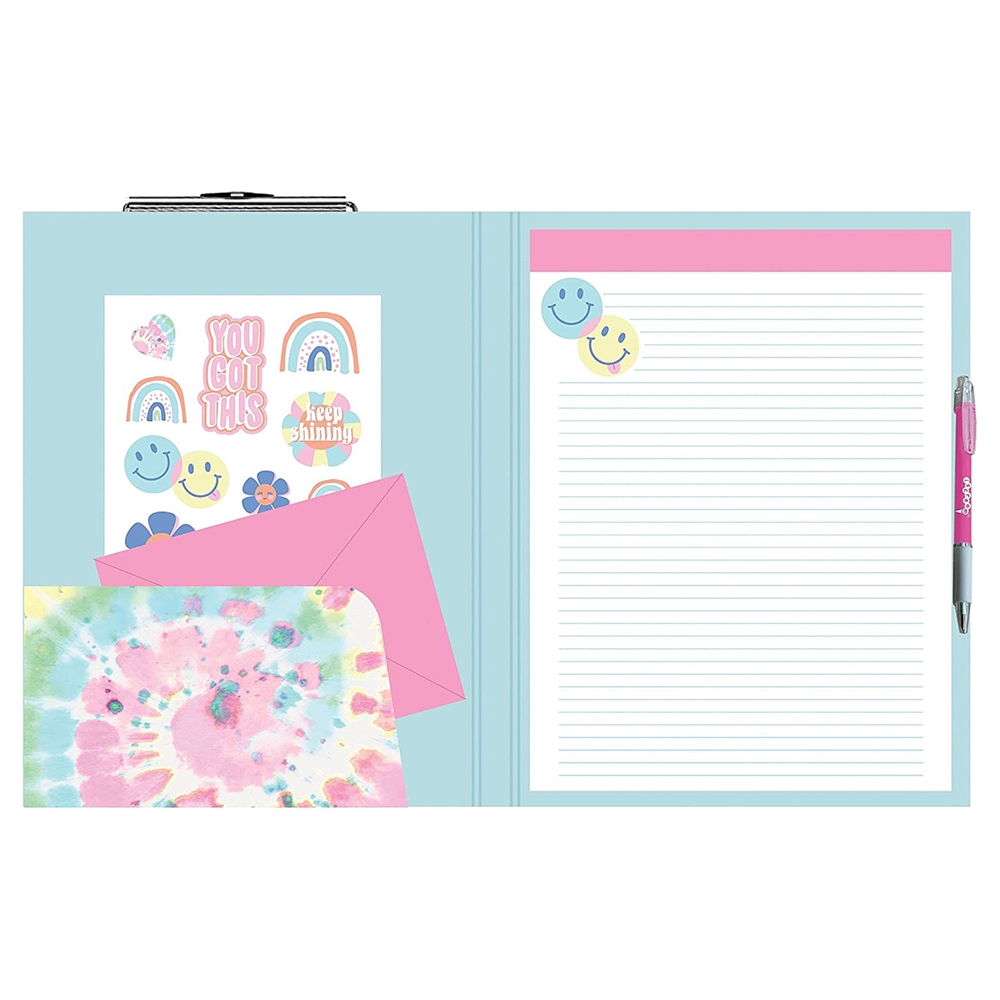 Iscream Swirl Tie-Dye Clipboard Set