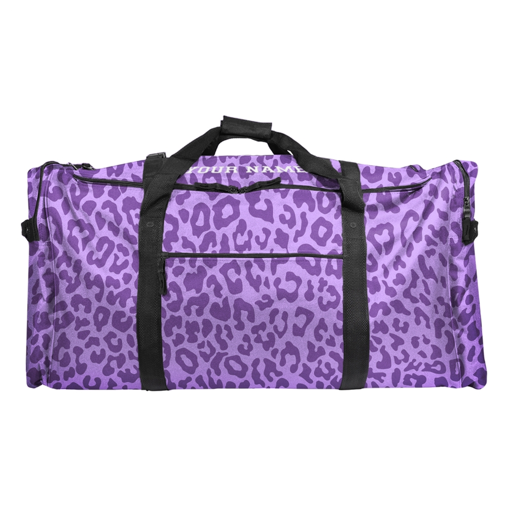 52" Soft Duffle Bag Lavender Leopard