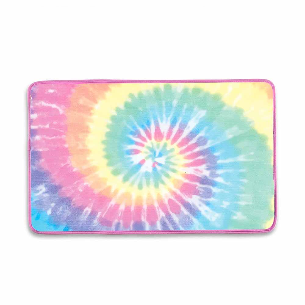 Pastel Delight Tie Dye Floor Mat