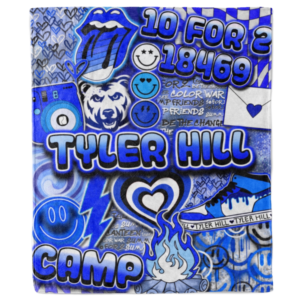 Creativejawns Camp Throw Blanket