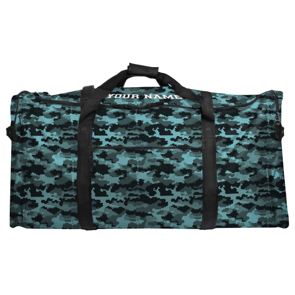 52" Soft Duffle Bag Blue Hex Camo