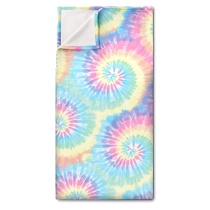 Pastel Delight Tie-Dye Fuzzy Sleep Sack