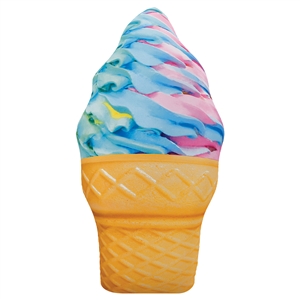 Iscream Pastel Cone Bubblegum Scented Microbead Plush Pillow