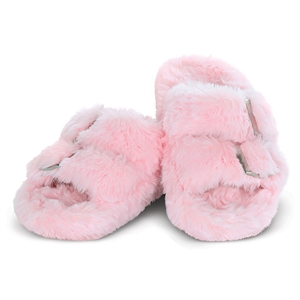 Iscream Pink Buckle Slippers