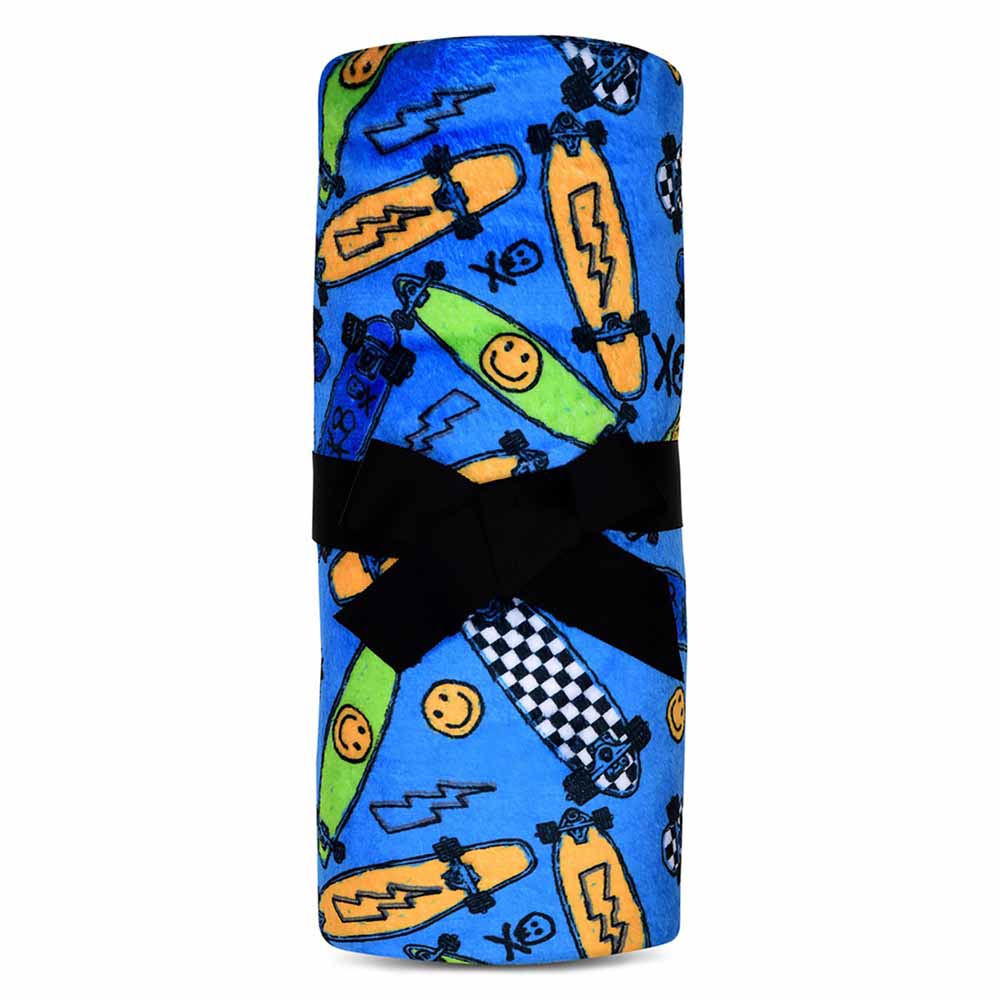 Iscream SK8 Board Plush Blanket