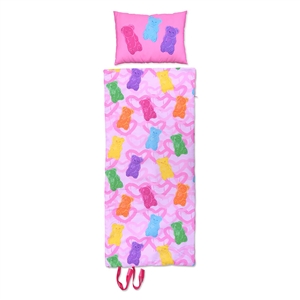 Iscream Beary Sweet Sleeping Bag and Pillow Set