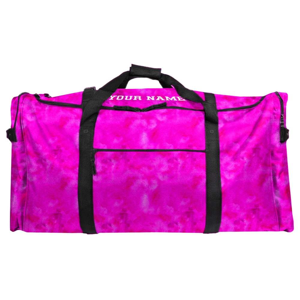 52" Soft Duffle Bag Hot Pink Waves