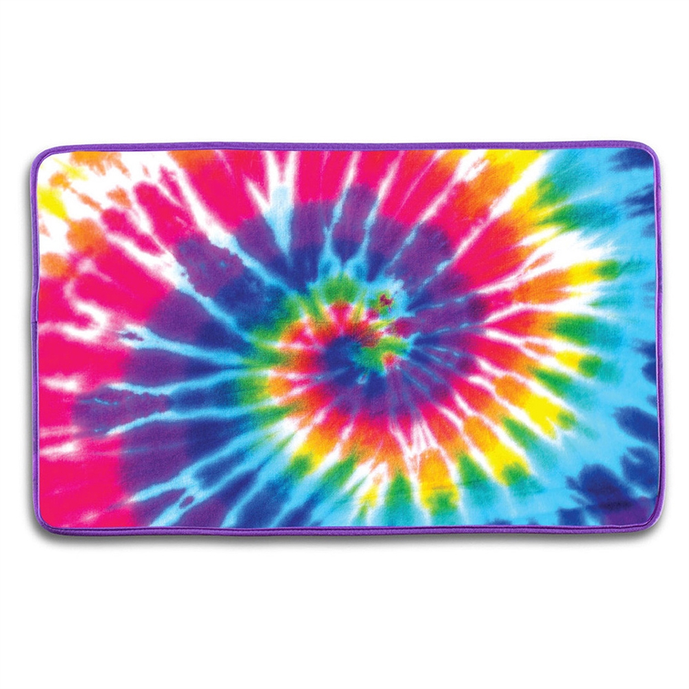 Primary Tie-Dye Floor Mat