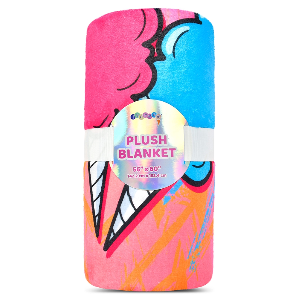 Iscream Corey Paige I Want Candy Plush Blanket