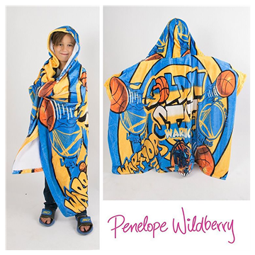 Penelope Wildberry Fuzzy Hooded Blanket