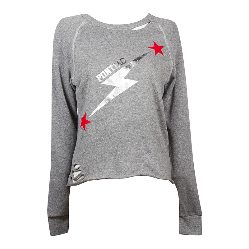 Split Second Mushy Grey Bolt Sweatshirt