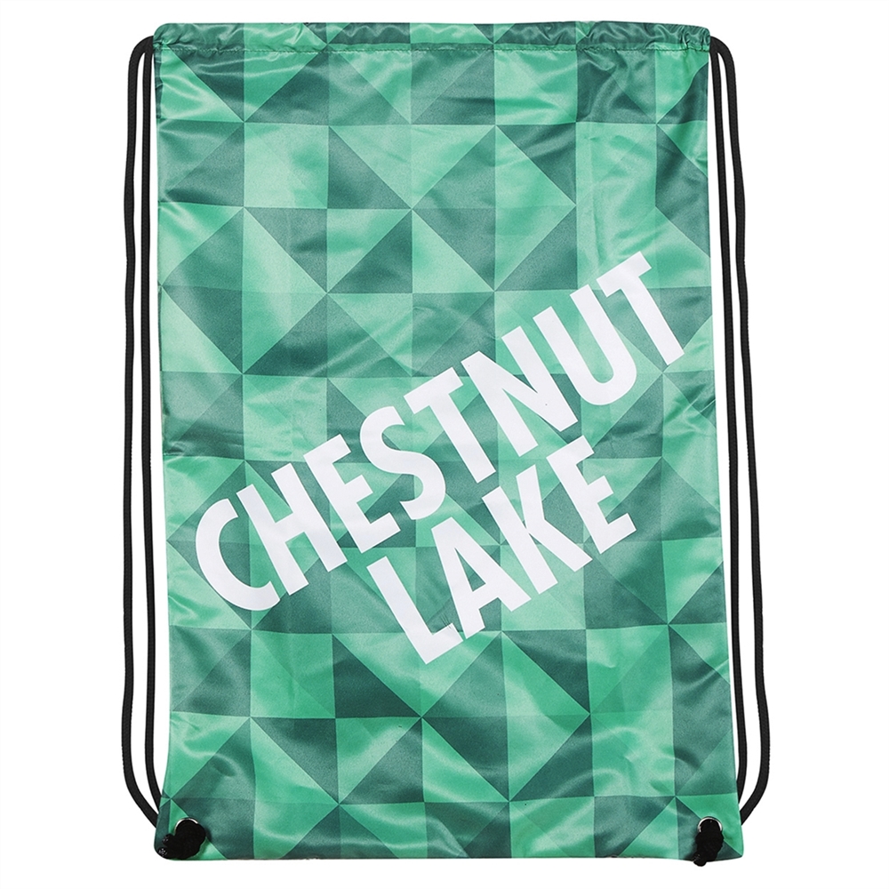 Athletic Camper Diamond Drawstring Bag