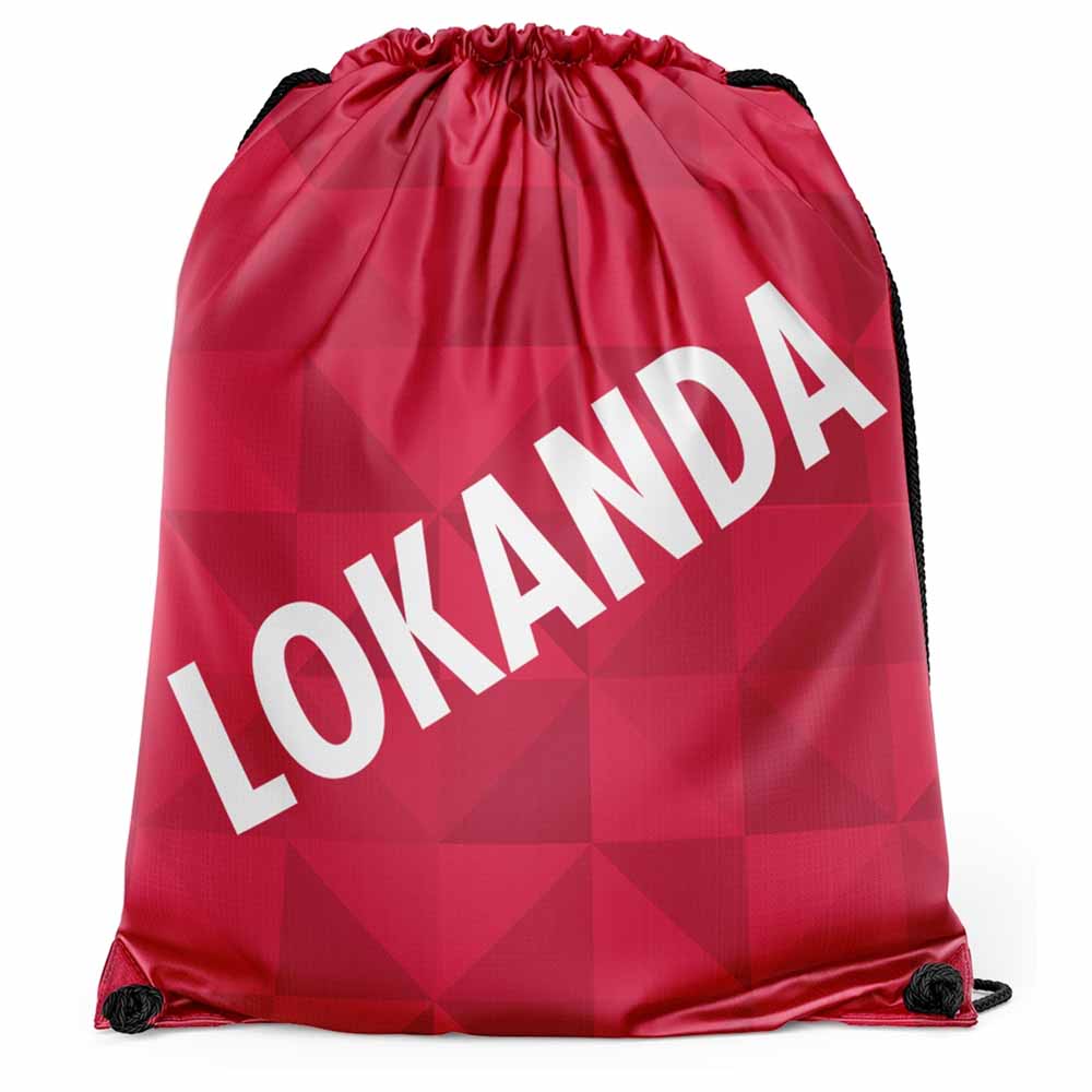 Athletic Camper Diamond Drawstring Bag