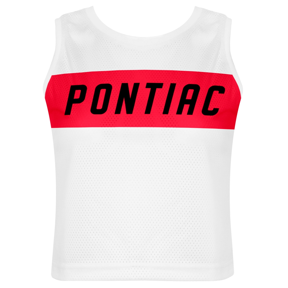 Athletic Camper Mesh Muscle Crop Tank