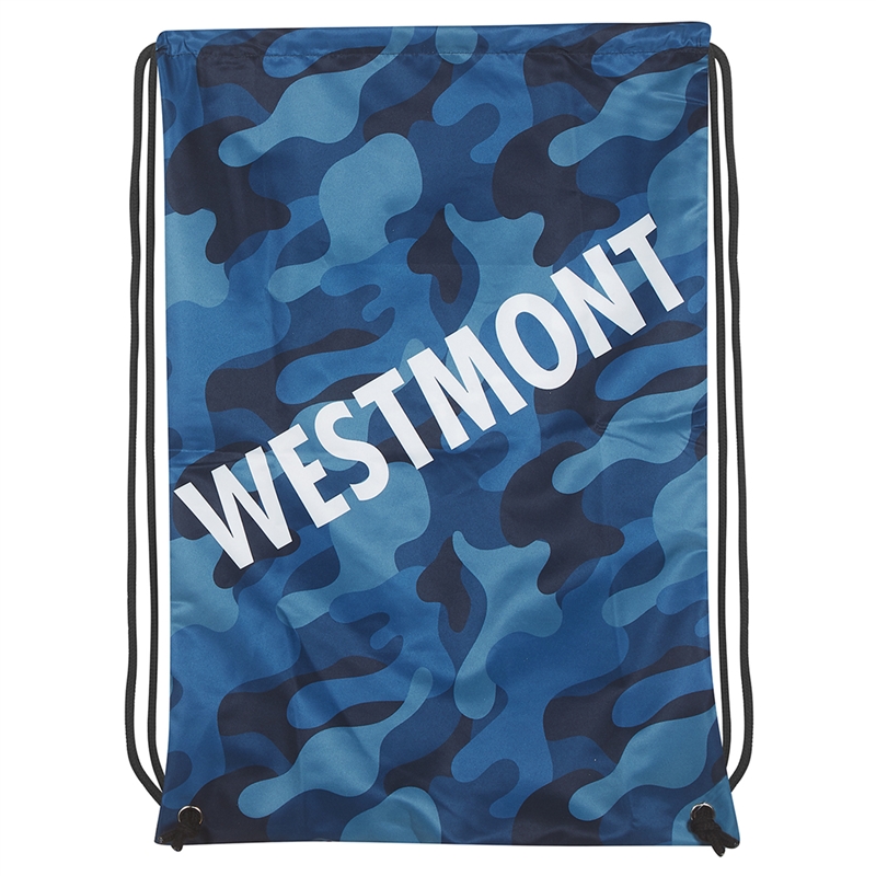 Athletic Camper Camo Drawstring Bag