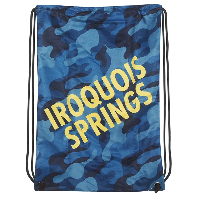 Athletic Camper Camo Drawstring Bag