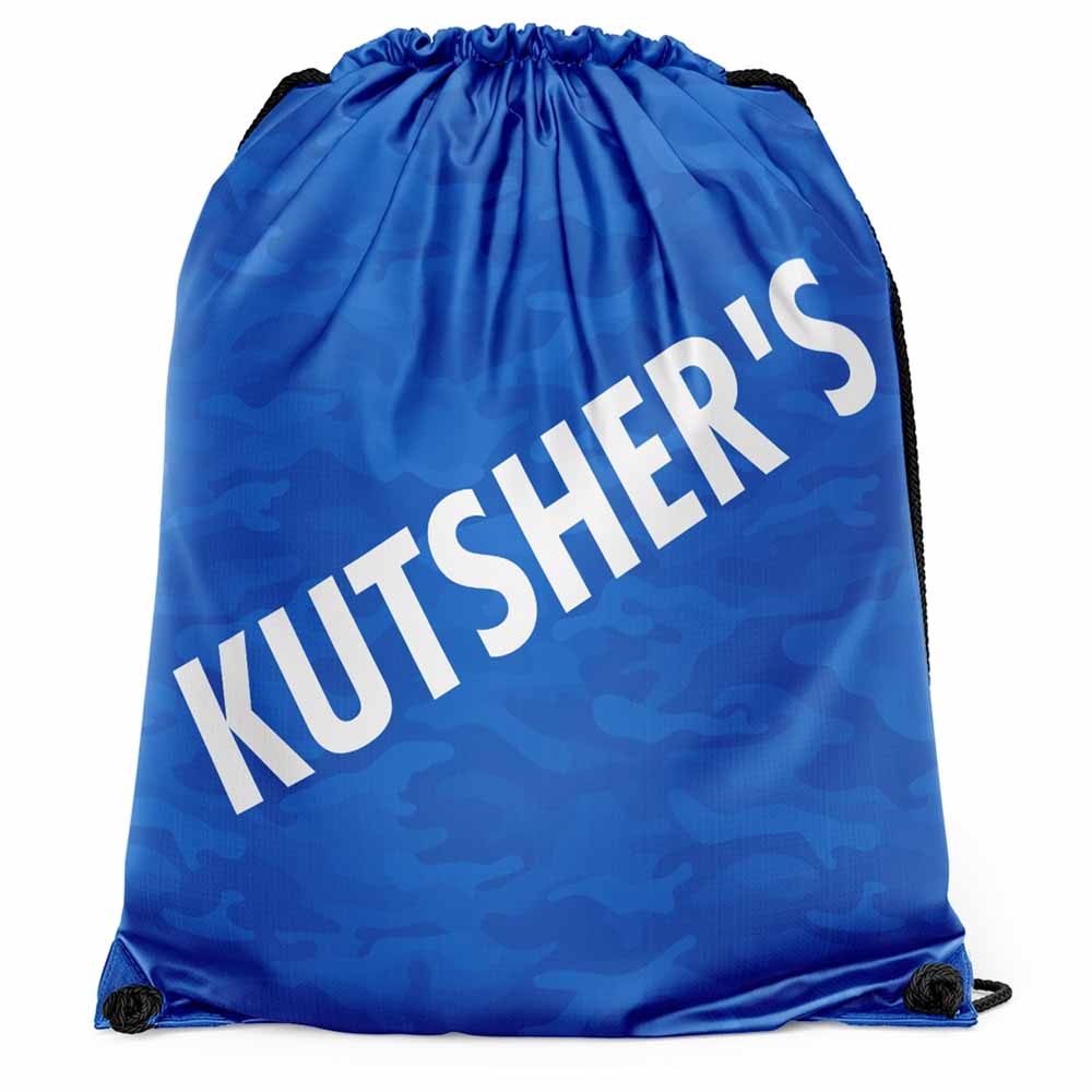 Athletic Camper Camo Drawstring Bag