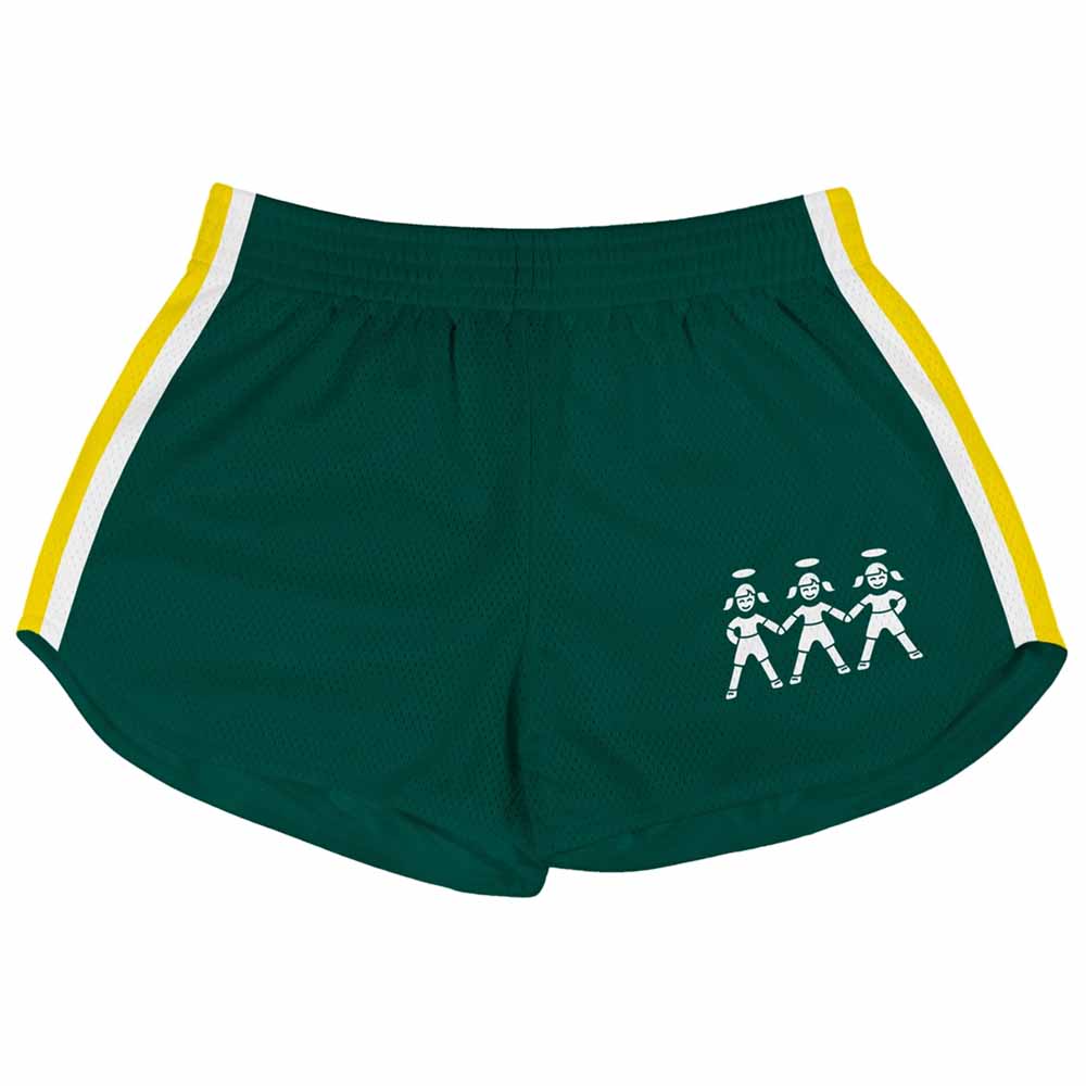 Athletic Camper Girls Mesh Shorts