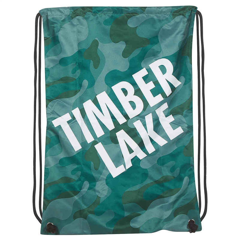 Athletic Camper Camo Drawstring Bag