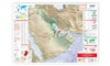 Oil & Gas Map of the Arabian Peninsula, Iran, Iraq & Syria, 1st edition