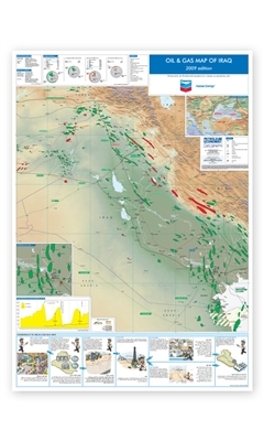 Oil & Gas Map of Iraq, 2009