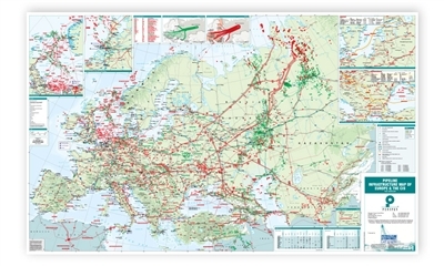 Pipeline Infrastructure Map of Europe & the CIS, 1st edition