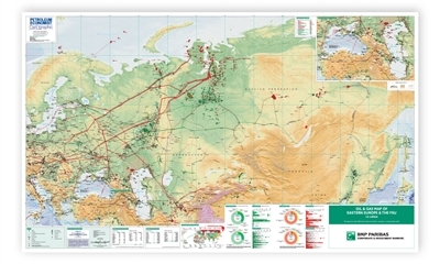Oil and Gas Map of Eastern Europe & the FSU, 1st edition