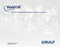 World Oil Awards Finalist Certificate