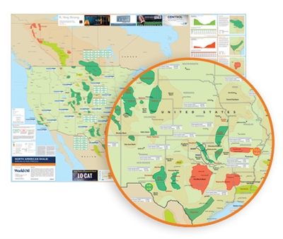 North American Shale: Break-Even Prices Map