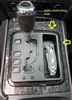 Carbon Fiber (CF) Hydrodipped Jeep WK1 Shifter Bezel