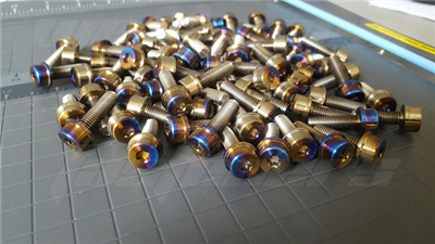 Flanged Socket Head Titanium Wheel Bolts