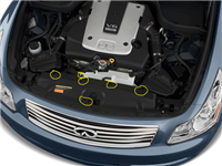 G37 Radiator Shroud and Fluid Tank Dress Kit