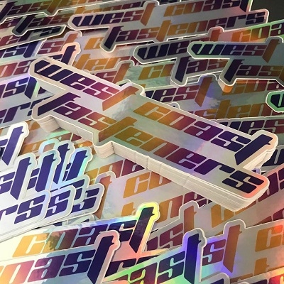 West Coast Fasteners V3 Sticker in Holographic Finish (Fall 2020 Edition)