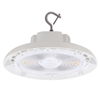 EiKO 15781 BAYE3 240W LED round high bay with selectable wattage and CCT, white finish