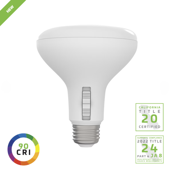 EiKO 16359 BR30 14W 5-CCT selectable dimmable LED flood bulb with E26 medium base