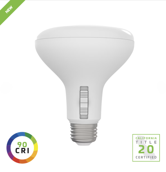 EiKO 16425 BR30 7W 5-CCT selectable dimmable LED flood bulb with E26 medium base