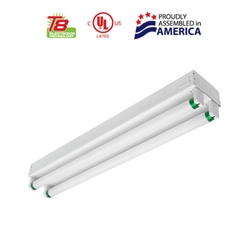 2-OC | 2' T8 Fluorescent Strip - 2 Lamp - Surface Mount | USALight.com