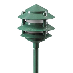 2033-F-GR | Evergreen Pagoda Light - 120v Green | USALight.com