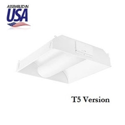22-OD-2-14-T5-MVOLT | 2 -LAMP T5 Fluorescent Direct/Indirect Troffer Fixture - 2'x2' | USALight.com