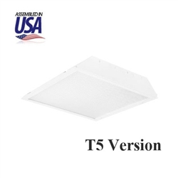 22-OT-3-14-T5-A19 | 3-LAMP T5 Fluorescent Specification Troffer - 2'x2' | USALight.com