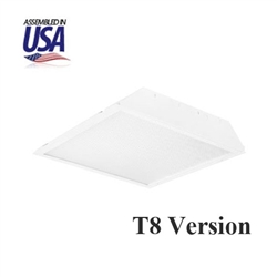 22-OT-3-17-T8-A19 | 3-LAMP T8 Fluorescent Specification Troffer - 2'x2' | USALight.com