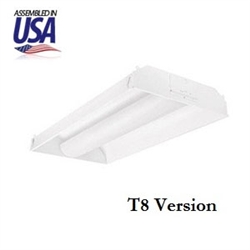 24-OD-2-32-T8-MVOLT | 2- LAMP T8 Fluorescent Direct/Indirect Troffer Fixture - 2'x4' | USALight.com