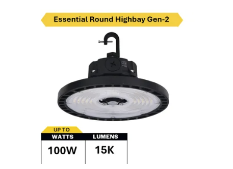Halco 37311 ERHB Gen 2 LED round high bay with selectable wattage and color temperature