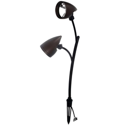 8400-5660-01 | Aurora Collection Outdoor Brown and Black Low Voltage LED Pathway Light | USALight.com