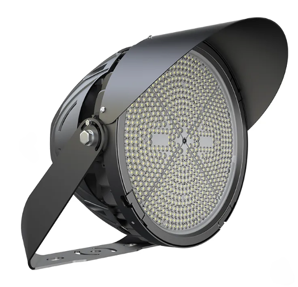 NaturaLED 9744 FX16SPL500SW/44/50K/BK LED sports light, 5000K, selectable wattage, black finish