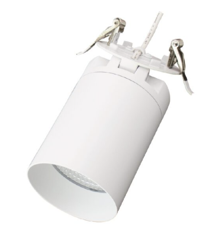Lotus AD-3-S15W-FC-5CCT-WH 3in floating torpedo LED with 38 degree beam white finish